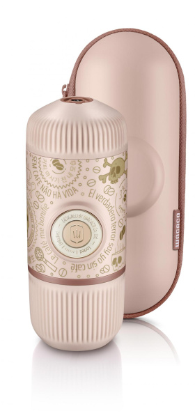 Портативная эспрессо машина Nanopresso Dark Souls Pink + Case