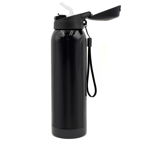 Термобутылка Trekker, чёрная