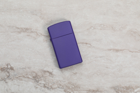 Зажигалка ZIPPO Slim® с покрытием Purple Matte 1637