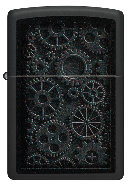 Зажигалка ZIPPO Steampunk с покрытием Black Matte 48999