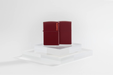 Зажигалка ZIPPO Logo с покрытием Merlot 46021ZL