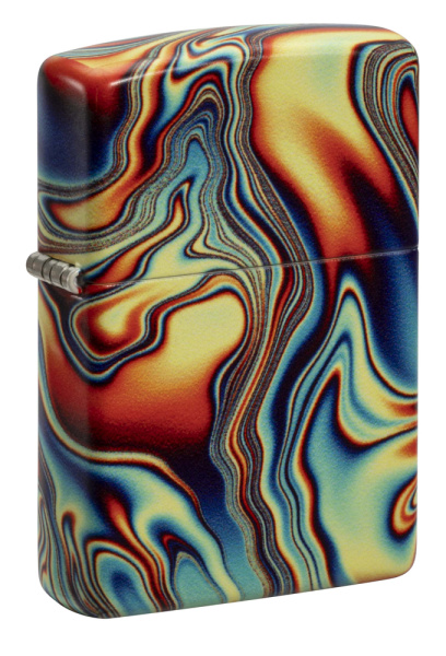 Зажигалка ZIPPO Swirl с покрытием Glow In The Dark Green 48612