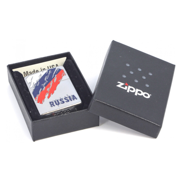 Зажигалка Zippo Russia Flag