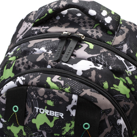 Рюкзак TORBER CLASS X T5220-BLK-GRE