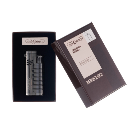 Зажигалка S.Quire газовая FL097- Steel