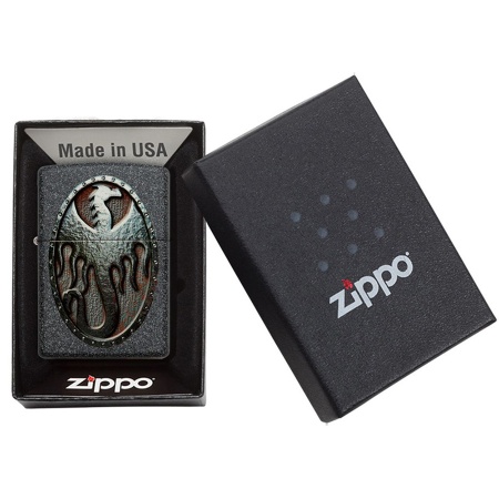 Зажигалка Zippo Metal Dragon Shield Design