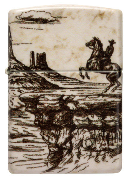Зажигалка ZIPPO Western Design с покрытием 540 Matte 48518