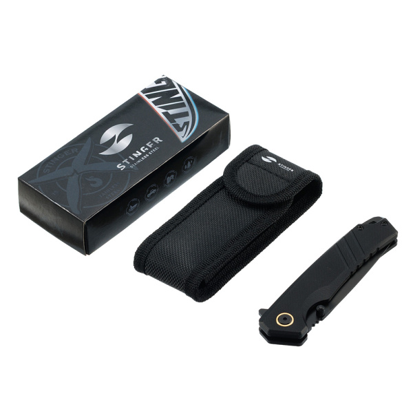 Нож складной Stinger FK-KL268S-BLK