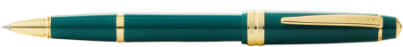Ручка-роллер Cross Bailey Light Polished Green Resin and Gold Tone