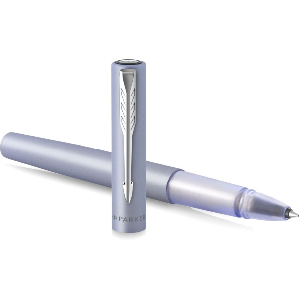 Ручка-роллер Parker Vector XL Silver Blue CT, F