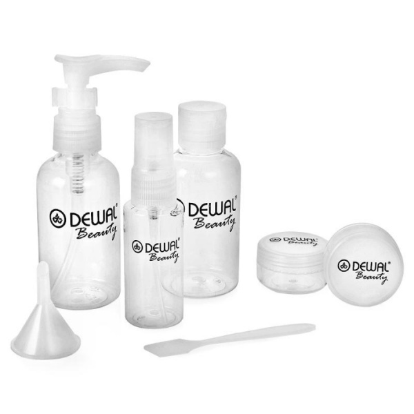 Дорожный набор баночек для путешествий Dewal Beauty