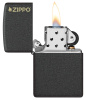 Зажигалка ZIPPO Logo с покрытием Black Crackle™ 236ZL