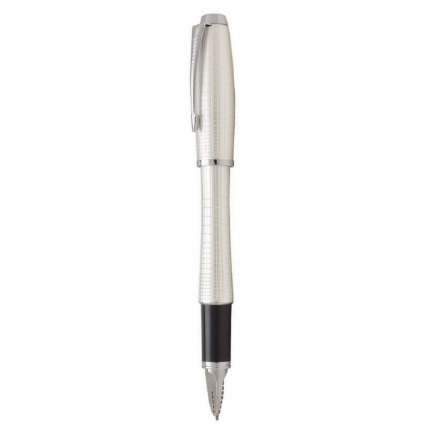 Ручка 5й пишущий узел Parker Urban Premium F504, Pearl Metal Chiselled