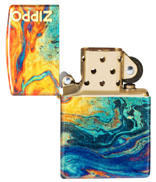 Зажигалка ZIPPO Classic с покрытием 540 Tumbled Brass 48778