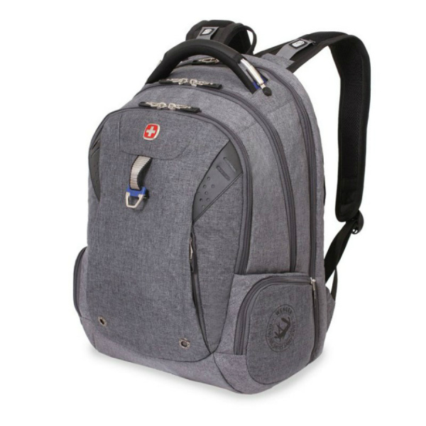 Рюкзак из ткани Grey Heather с отделением для ноутбука 15 WENGER