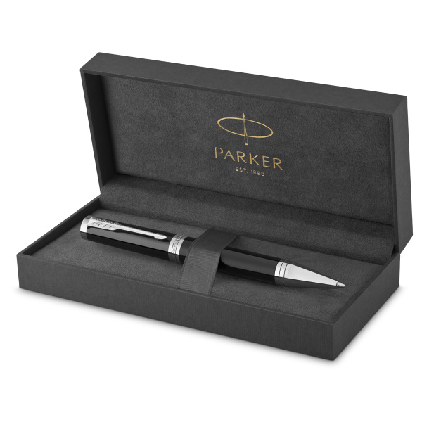Ручка шариковая Parker "Ingenuity Black СT" черная