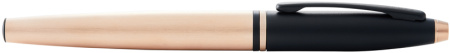 Ручка-роллер Cross Calais Brushed Rose Gold Plate and Black Lacquer