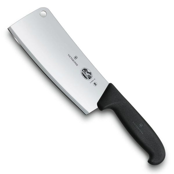 Топорик Victorinox кухонный, лезвие 18 см, черный