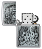 Зажигалка ZIPPO Classic с покрытием Brushed Chrome 48902