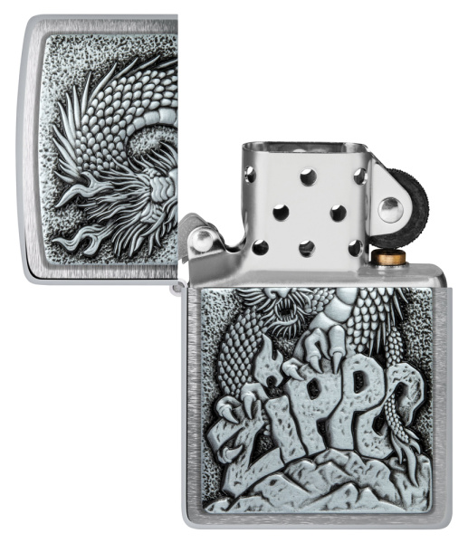 Зажигалка ZIPPO Classic с покрытием Brushed Chrome 48902