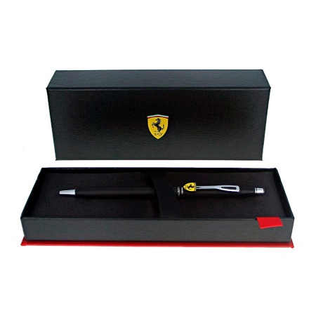 Шариковая ручка Cross Classic Century - Ferrari Matte Black Lacquer/Chrome