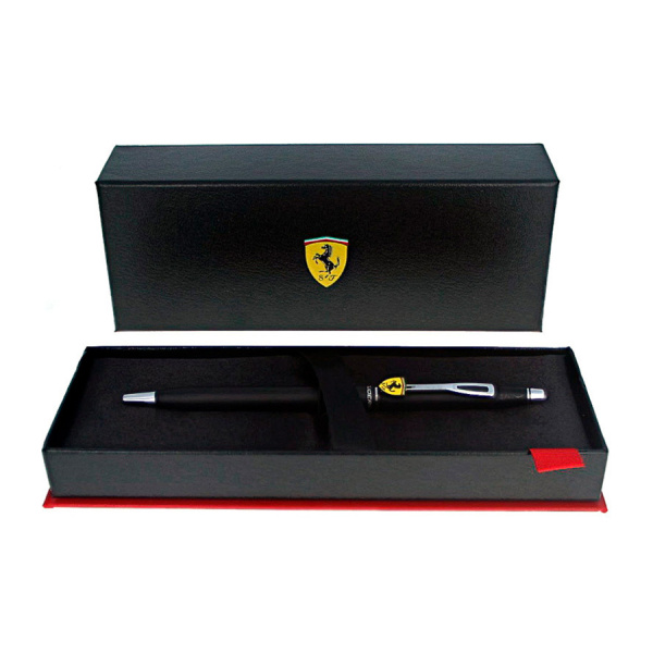 Шариковая ручка Cross Classic Century - Ferrari Matte Black Lacquer/Chrome
