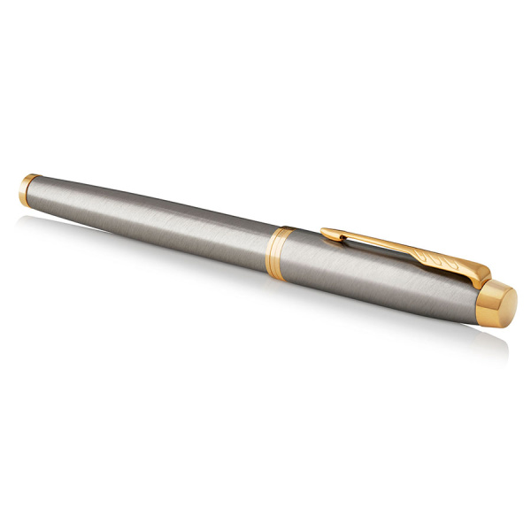 Ручка перьевая Parker IM Core Brushed Metal GT