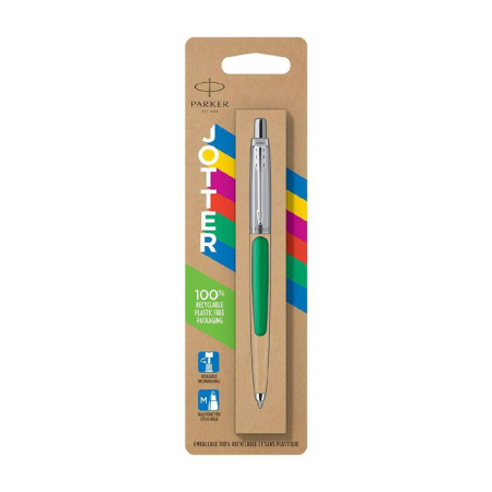 Ручка шариковая Parker Jotter Color - Green, M
