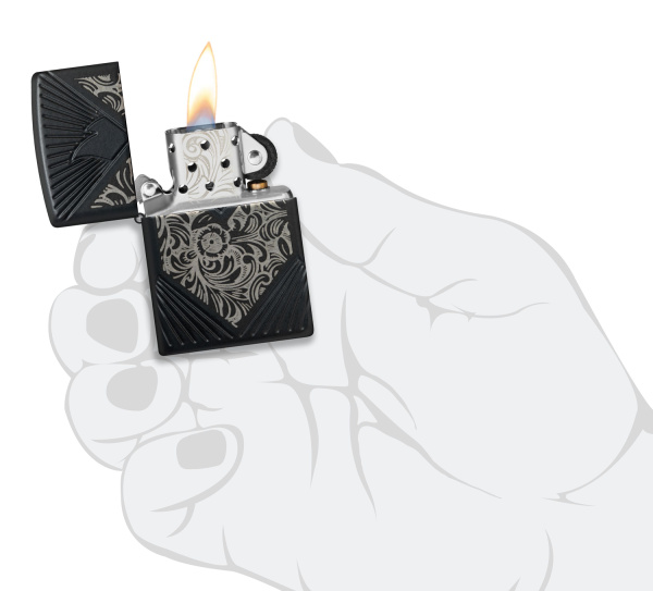 Зажигалка ZIPPO Armor® с покрытием Black Matte 46025