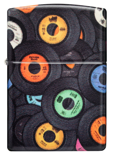 Зажигалка ZIPPO Records Design с покрытием 540 Matte 48770