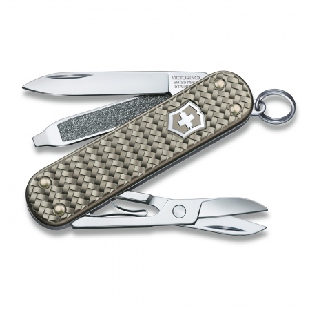 Нож-брелок Classic SD Precious Alox Infinite Grey VICTORINOX