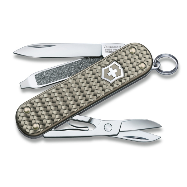 Нож-брелок Classic SD Precious Alox Infinite Grey VICTORINOX