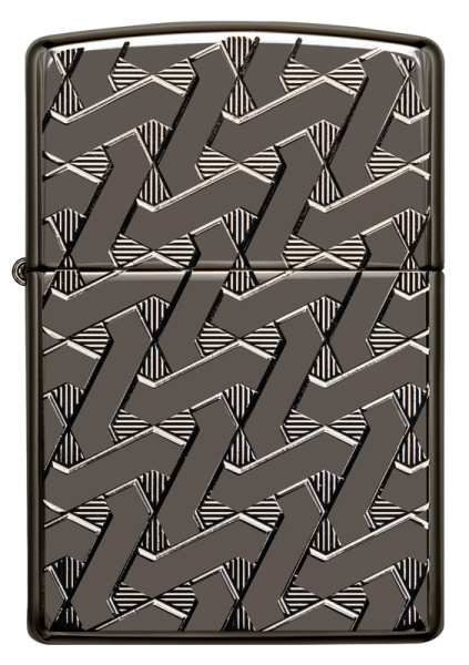 Зажигалка ZIPPO Armor™ с покрытием High Polish Black Ice® 49173