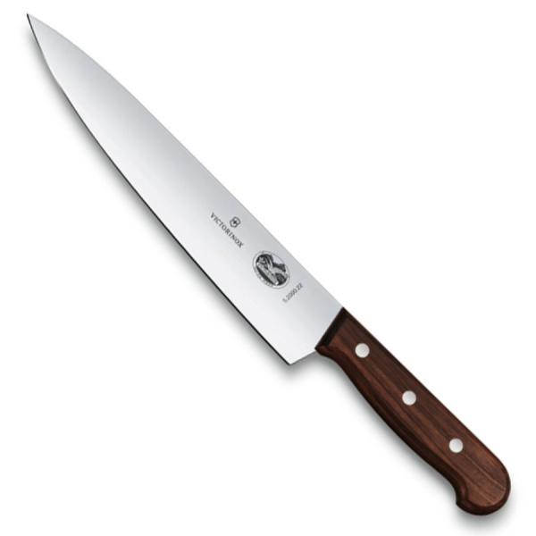 Нож Victorinox разделочный, лезвие 22 см, коричневый (подарочная упаковка)