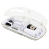 Мышь компьютерная беспроводная прозрачная Limpid, белый