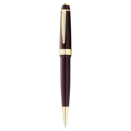 Шариковая ручка Cross Bailey - Light Polished Burgundy Resin and Gold Tone