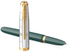 Ручка перьевая Parker 51 Premium,Forest Green / Silver GT, T, F