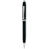 Ручка шариковая Cross TOWNSEND-BLACK LACQUER RHODIUM PLATED