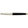 Ручка перьевая Waterman CARENE DE LUXE BLACK/SILVER F