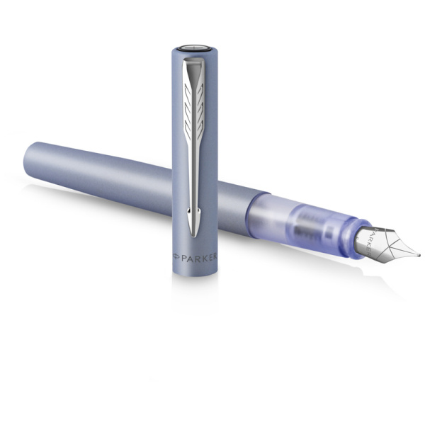 Ручка перьевая Parker "Vector XL Silver Blue"
