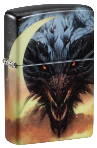 Зажигалка ZIPPO Dragon Design с покрытием Glow In The Dark Green 48934