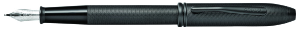 Перьевая ручка Cross Townsend Black Micro Knurl AT0046-62FS