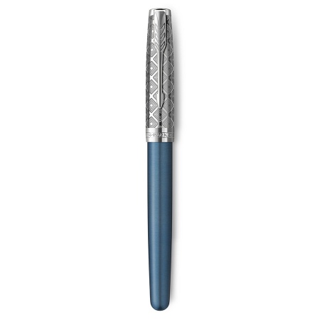 Ручка-роллер Parker Sonnet Premium T537 - Metal Blue CT