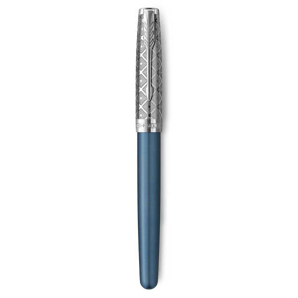 Ручка-роллер Parker Sonnet Premium T537 - Metal Blue CT