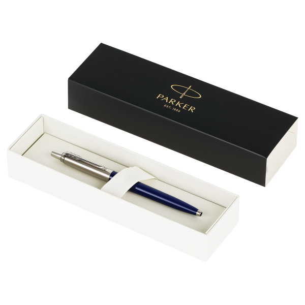 Ручка шариковая Parker "Jotter Originals Recycled Navy CT" синяя, 1,0мм