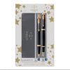 Подарочный набор Parker: Ручка перьевая + ручка шариковая Parker IM Core - Black GT