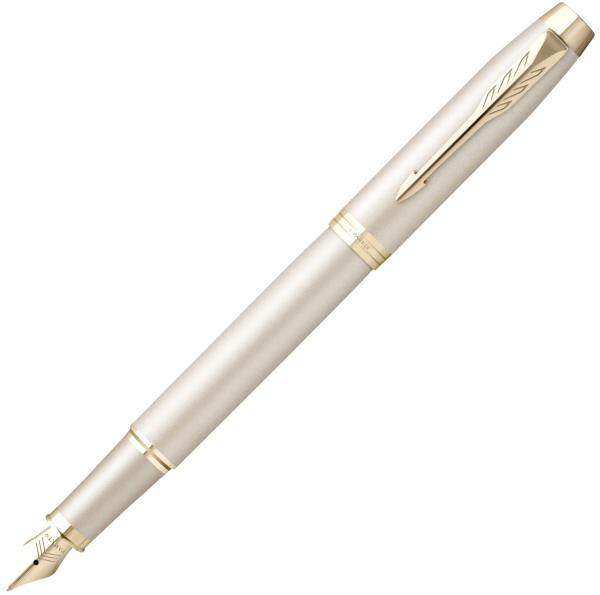 Ручка перьевая Parker IM Monochrome F328 Champagne PVD M