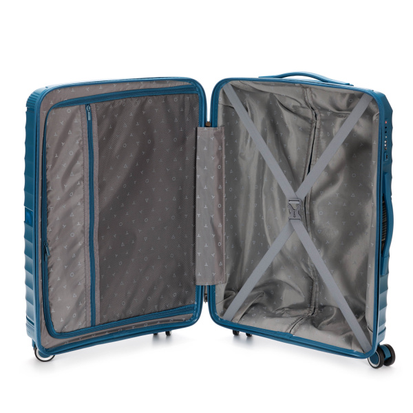 Чемодан TORBER Nevo T2207M-Blue