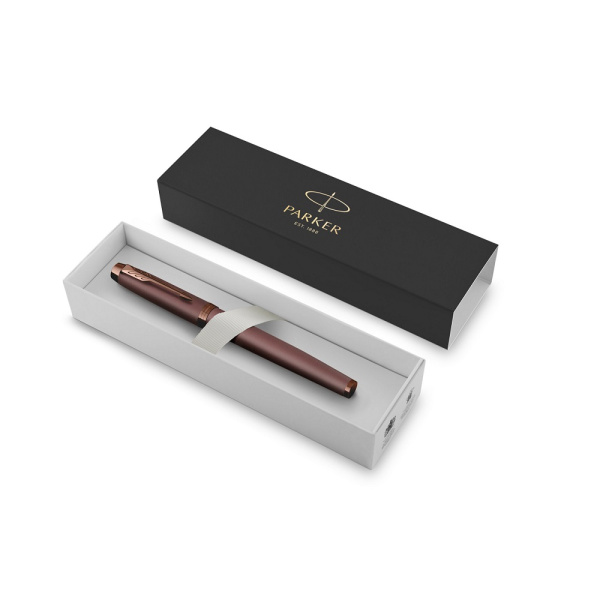 Ручка-роллер Parker "IM Professionals Monochrome Burgundy" коричневая, 0,5мм