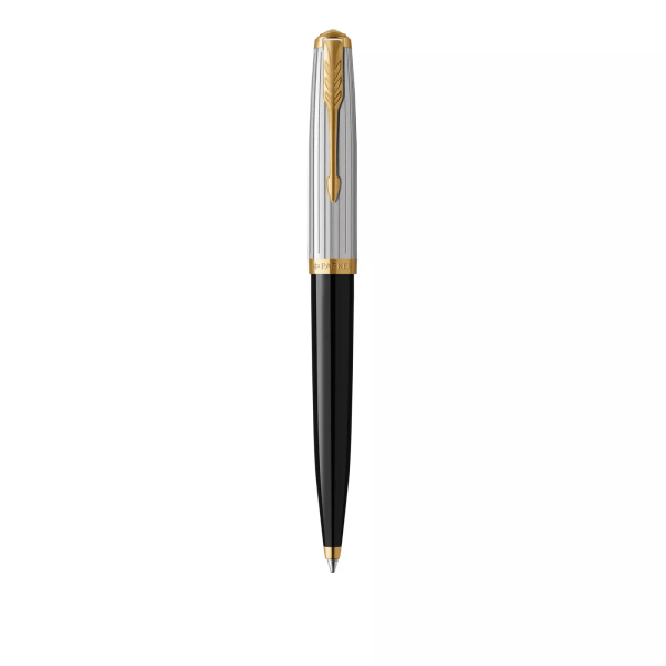 Ручка шариковая Parker "51 Black GT" черная